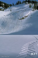 ski tracks snowGprint